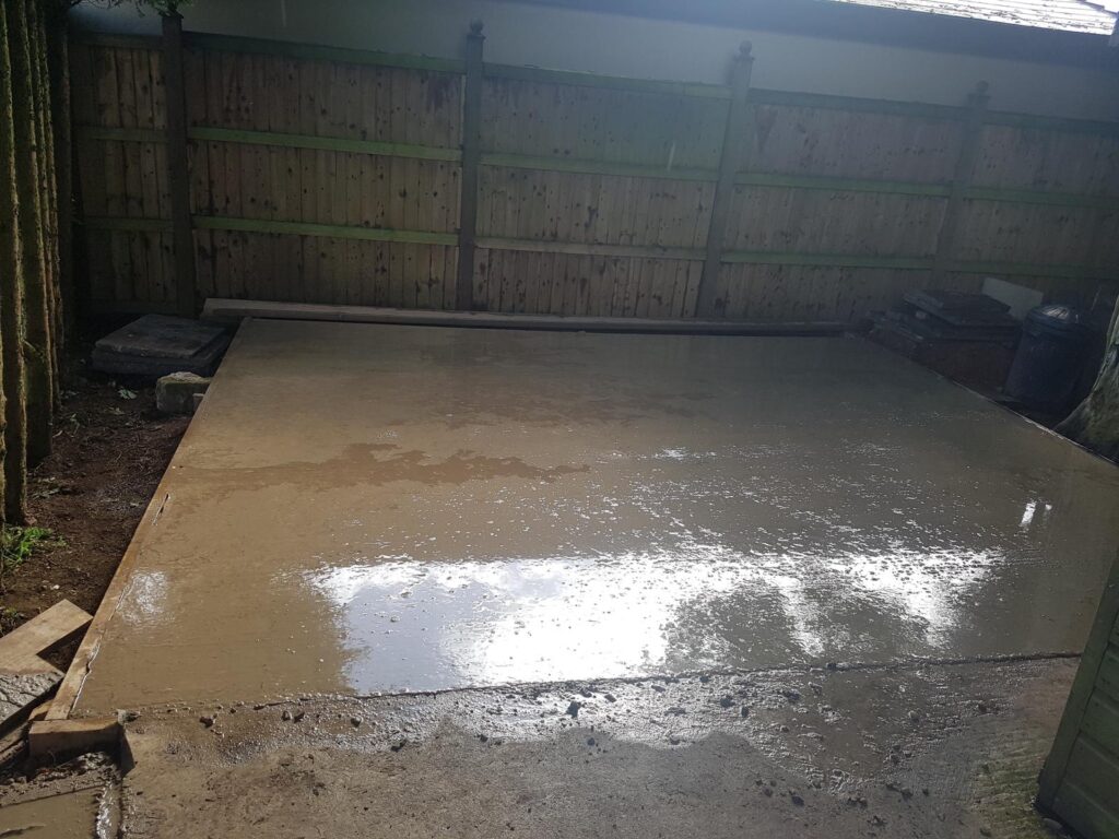 New Concrete Shed Base Shirley EXACTGROUP